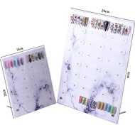 Nailsfc Acrylic Marble Sheet Display Nail Color Stand Board Art Chart