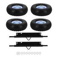 Wheel Kit for Honda Generator EU3000is 06423-ZS9-020AH Steel Axles Wheels with TIRES& Bearings 06423