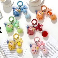 2026 Flocking youyou Sauce Cute Exquisite Doll Keychain Girlfriends Friends Schoolbag Hanging 4.7
