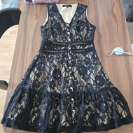Black Lace Dress Size Xs