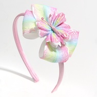 1Pcs Colorful Lace Butterfly Bows Hairband Cute Hairbands for Kids Girl Hair Accessories Kids Girl