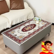 Sultan Motif Living Room Tablecloth PVC Oilproof Table Cover Waterproof Table Mat 60x120cm--D9-3K