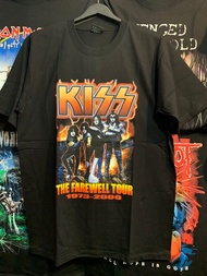 เสื้อยืดวงร็อค NEW KISS ผ้าฝ้ายฤดูร้อนสบาย ๆ คิส เสื้อวง เสื้อยืดคิส เสื้อวินเทจ