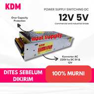 (COD) Power supply dual output 12V 5V Power Supply Adaptor Switching Power Supply Dc 12v dan 5v