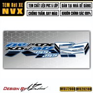 Tem Chế Mẫu Aerox Dán Xe NVX 125-155 | NVX08 | Đa Dạng Mẫu Cho Xe Màu Đỏ Đen Trắng Xanh | Tem Rời Ch
