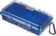 Pelican 1060 Micro Case with Black Liner, Clear/Blue