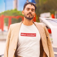 Crypto T-shirt "When Lambo?" - Cryptocurrency T-shirt/ Crypto T-shirt/ Crypto Trade T-shirt/ Crypto 
