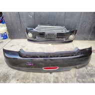 Original Mini Cooper R55 R56 Front Bumper With Grill And Fog Lamps AND Rear Bumper Black Colour