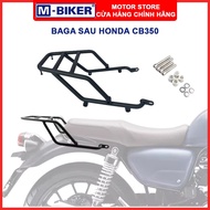 Baga CB350, Rear Baga attached to the car's original handlebar for Honda CB350 genuine MBIKER