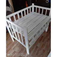 Wooden Crib Dropside Adjustable then Foldable Crib (palochina)