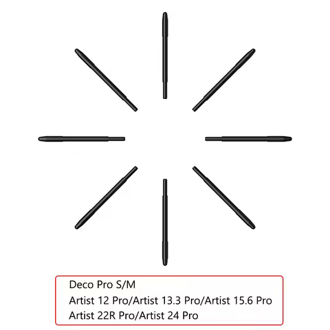 XP-Pen PA1 PA2 Passive Pen Replacement Nibs for XP-Pen Deco Pro,Artist 12 Pro 13.3 Pro 15.6 Pro 22R 