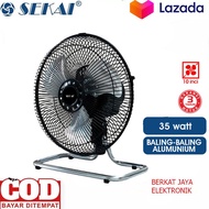 HARGA PROMO!! SEKAI HFN 1060 Kipas Angin Tornado 2 fungsi Duduk Dan Dinding 10 inch - HITAM Paling B