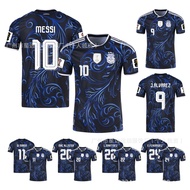 2627 Argentina World Cup Away Jersey Player Edition messi messi Football Jersey Top Short Sleeve