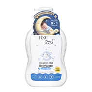 BZU BZU Head to Toe Baby Wash | Kids Shampoo | Kids Body Wash | Cooling Baby Powder with Puff | Newb