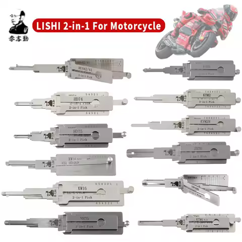 Motorcycle LIshi 2-in-1 HON42/41 HON63 HON70 HD74 HD75 SZ14 KW14 YH35 YH65 KYM2 BW9MH KTM1 Duplicate