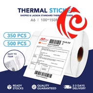 GOPACK A6 Thermal Sticker Roll | Airway Bill | Barcode Shipping Label | Kurier Sticker 100*150mm