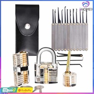 【มาถึงภายใน 2 วัน】🚚 ปลดล็อค Locksmith Practice Lock Pick Key Extractor Padlock Lockpick Tool Kits