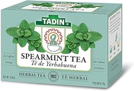 Tadin Spearmint Herbal Tea, Caffeine Free, 24 Tea Bags Per Box, Pack of 6 Boxes Total