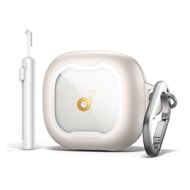 SURITCH Case for Soundcore Sport X20  Shockproof with Carabiner & Cleaning Kit