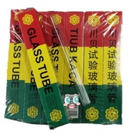 Glass Tube/ tube kaca / kaca (0.7cm x 10cm)× 12pcs | transparent glass tube |Tiub Kaca | Science Lab