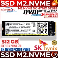 Used M2 Nvme SK hynix PC801 512GB Gen4x4 2280 SSD hard drive in good condition (Old - 2nd)