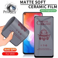 VIVO V27E V23 V23E V25 V25E Ceramic Privacy Matte Anti Spy Screen Protector