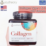 คอลลาเจน ผม ผิว &amp; เล็บ Collagen Skin, Hair &amp; Nail Formula 6000 mg - Youtheory