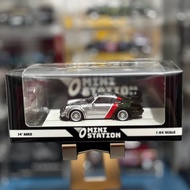 Mini Station 1: Porsche RWB 964 GT Wing Cyberpunk 2077 with Keanu Reeves Figure [Sealed]