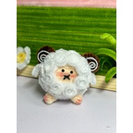 Sheep Zinc Velvet - cute White Sheep - Sheep As Keychains