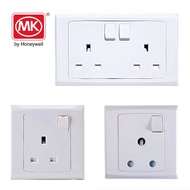 MK Slimline Plus Socket Switch Wall Outlet 13A 15A