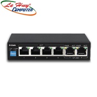 DLink DES-F1006P 6 port network switch