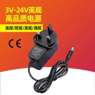 UK Plug Power Adapter 5V 6V 9V 12V 15V 18V 24V AC Power Supply Transformer Adapter Converter Wall Ch