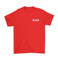 Kaos BCA Baju Logo BANK BCA Atasan Pria Wanita Dewasa