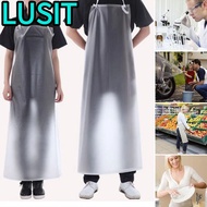 LUSIT Cafeteria Apron, Thickened Translucent Kitchen Apron, Durable Waterproof Lightweight Oil Resis