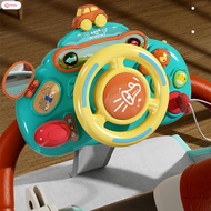 CuteBaby Simulated Driving Steering Wheel Toy Interactive Learning Car Toy Racing Car Game Toys for