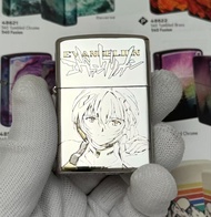 全新有盒Zippo煤油火機 EVA 鍍鉻雙色浮雕