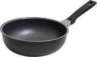 Urushiyama Metal Industries FHP-F22 Deep Frying Pan, 8.7 inches (22 cm), Spill Resistant, Easy to Tu