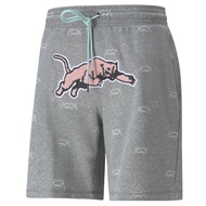 Puma Mens Blue Chip Short Medium Pants (Gray Heather) 53209901