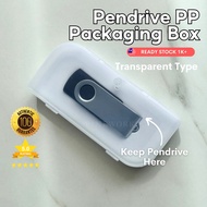 PP Plastic Box Pendrive Gift Box include EVA foam PP Transparent storage box wholesale