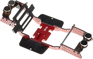 RampCrab Carbon Fiber Chassis Kit for SCX24, 7° Angled Skid, LCG Chassis Kit for Axial SCX24 C10, JL