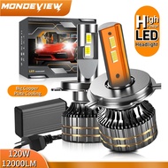 【MONDEVIEW】K5 High Power Single Copper Tube Car Headlight 6,000K White 120W High Power 16000LM High 