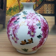 Jingdezhen Ceramics High-End Huhui Chinese Hand-Painted Vase Living Room Home Chinese Decorations De