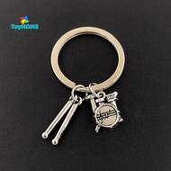 GPHA> Drum  Music Lovers Ro Bapa Pendant Band Kit Drum Keychain Bapa Keychain new