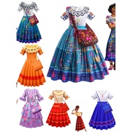 christmas costume for adult christmas costume for women Disney Encanto Animation Movie Children's Pe