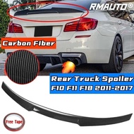 F10 Spoiler Real Carbon Fiber M4 Style Trunk Wing For BMW F10 F11 F18 M5 2011-2017 Rear Wing Spoiler