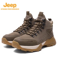 จี๊ป | รองเท้าทำงานกลางแจ้งแบบยูนิเซ็กซ์ Jeep Official Outdoor Work Boots Men Autumn Anti-slip Tract