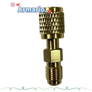 ARMARIO R32 Thread Adapter, Mini Quick Couplers R32 R454B Refrigerant Brass Adapter, Portable 1/4" F