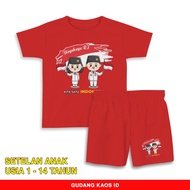 Children's T-shirt Set Warehouse of 79th Indonesian Independence Day V8 - Children's T-shirts Ages 1