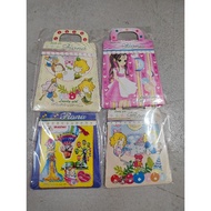 [Fiona Paper Doll Bag] Mainan Tradisional Game Kad Tukar Baju Paper Doll