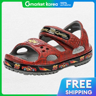 Crocs(ครอคส์) | รองเทาแตะเดก /T6- 204735-8C1 / รองเทาแตะเดกแบบรดสนลาย Lightning McQueen รน Crocband